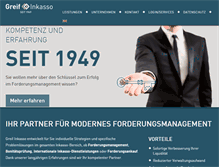Tablet Screenshot of greifinkasso.com